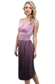 Платье "СКС" 3038 (Переливы дымчато-розовые)